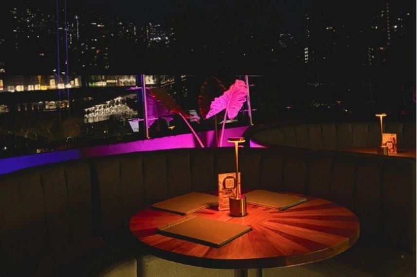 Rooftop de Sibari en una noche maravilllosa